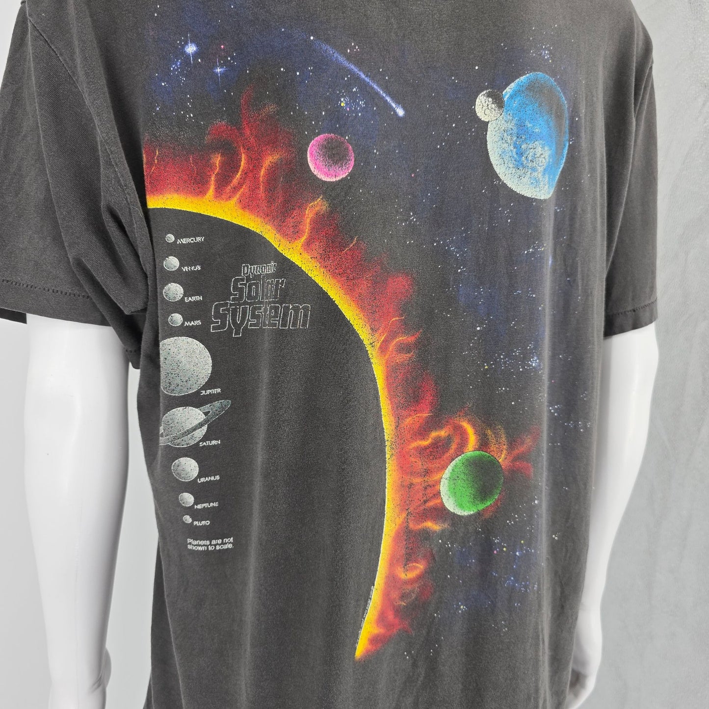 Vintage 1990s National Air & Space Museum Peter Kull Solar System T-Shirt (XL)