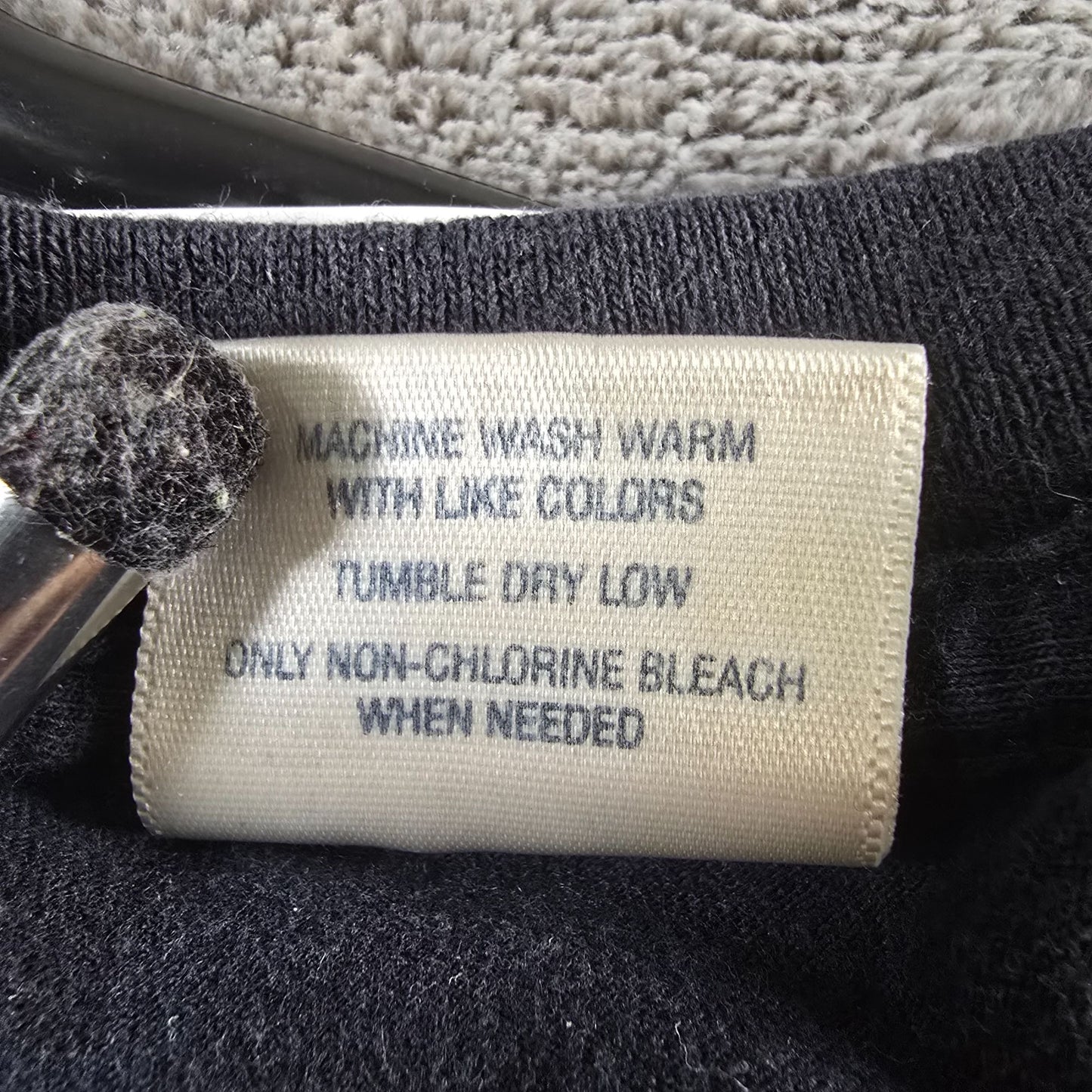 Vintage 1990s Newton Trading Co. Made in Canada Blank Black T-Shirt (M/L)