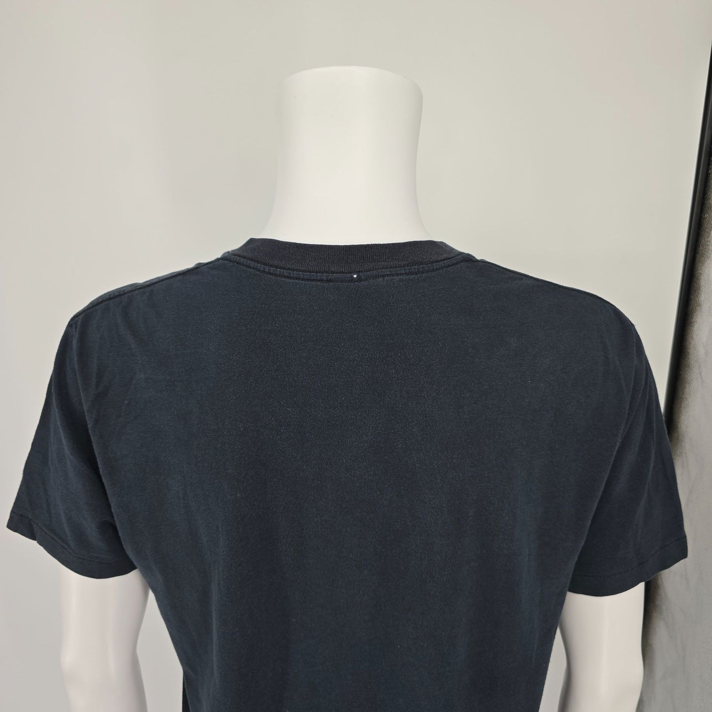 Vintage 1990s Newton Trading Co. Made in Canada Blank Black T-Shirt (M/L)