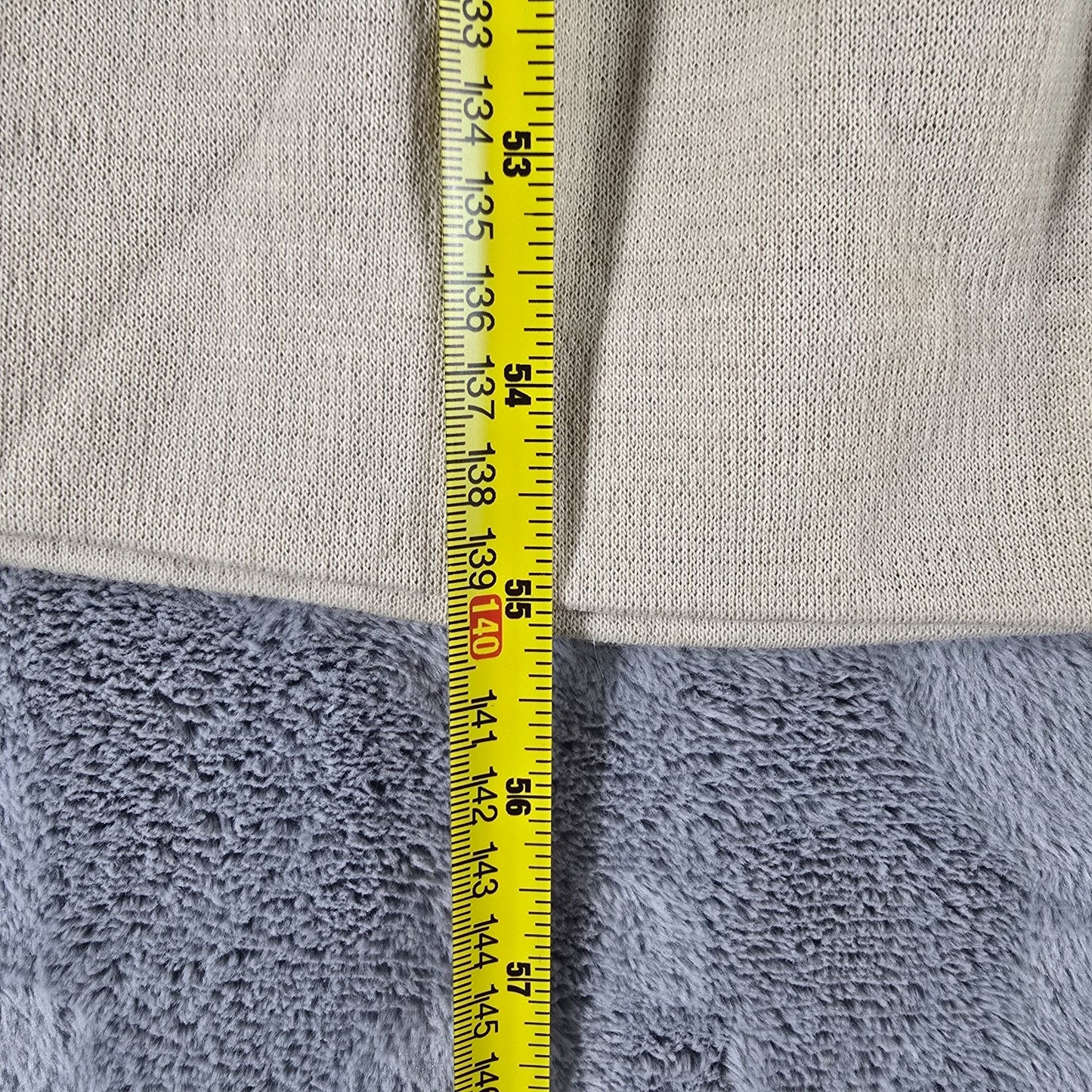 Vintage 1970s 100% Orlon Beige Ruffle Strap Empire Waist Knit Maxi Dress (M)