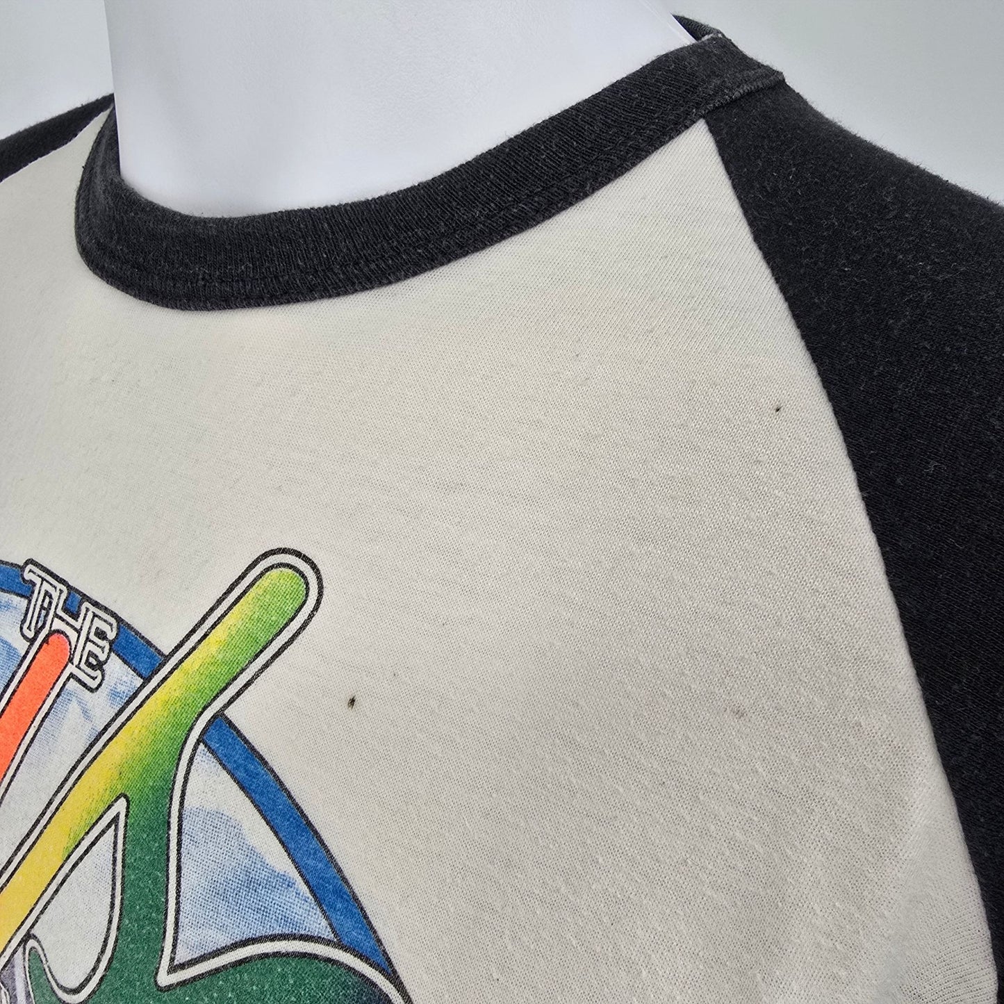 Vintage 1982 US Rock & Roll Festival San Bernadino Raglan Concert T-Shirt (M)