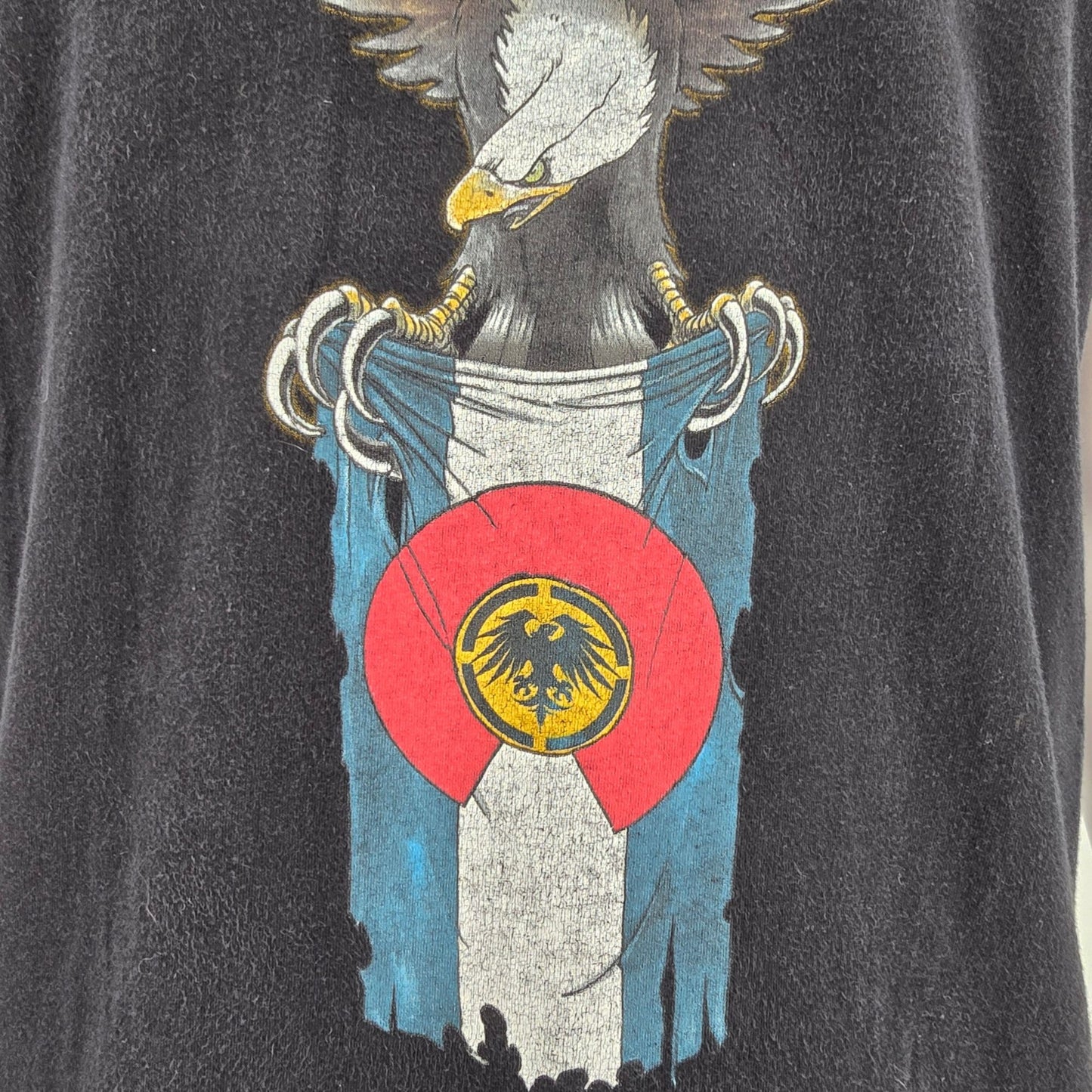 2010s Never Summer Industries "Heritage" Black Snowboarding T-Shirt (L) *Flaw