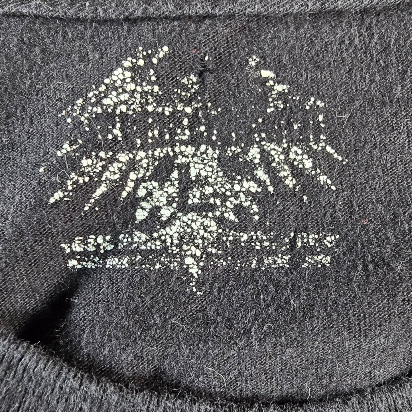 2010s Never Summer Industries "Heritage" Black Snowboarding T-Shirt (L) *Flaw