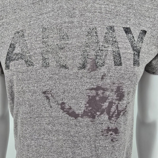 Thrashed Vintage 1991 U.S. Army Physical Fitness Uniform (PFU) Gray T-Shirt (M)