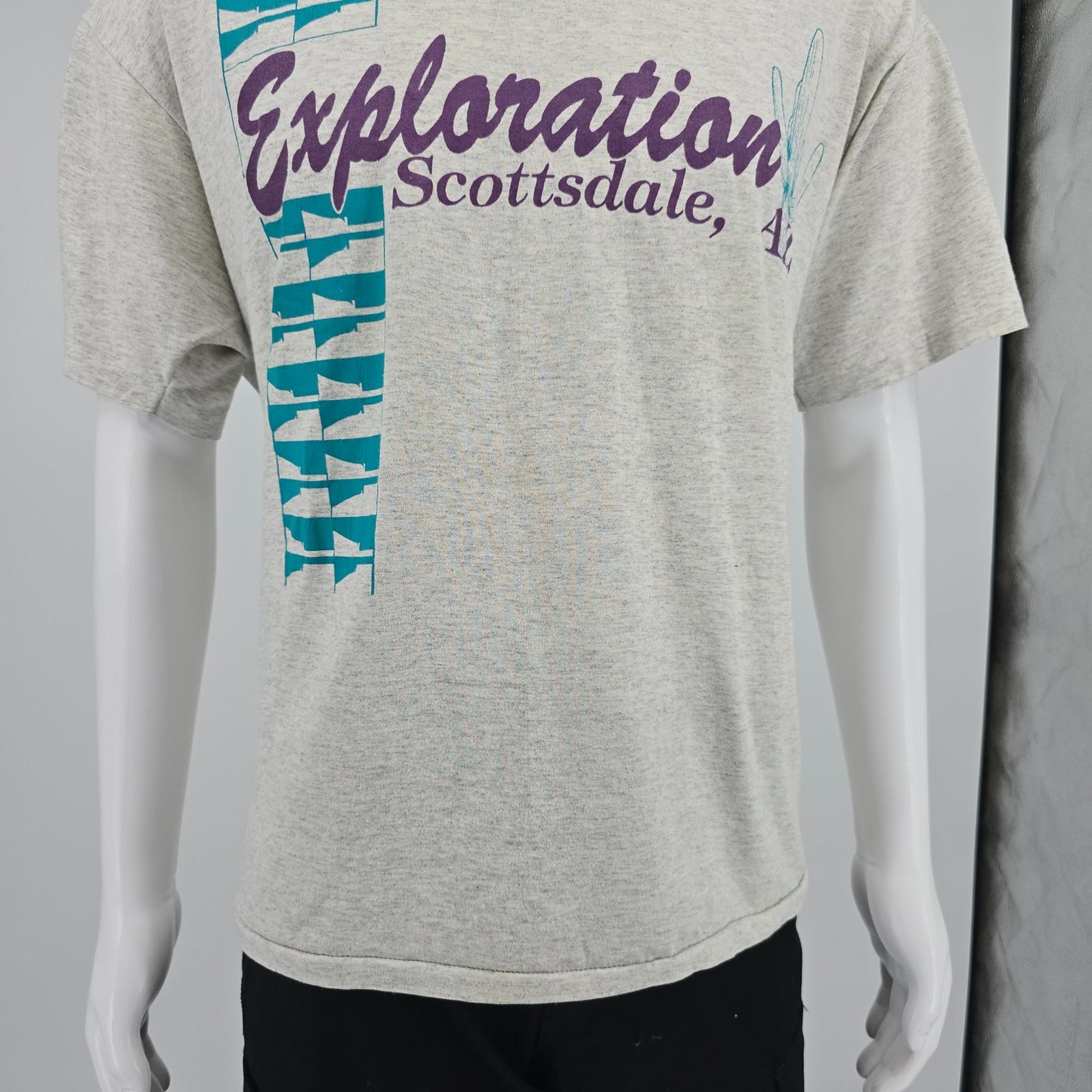 Vintage 1990s Hanes Heavyweight Exploration Scottsdale Arizona T-Shirt (XL)