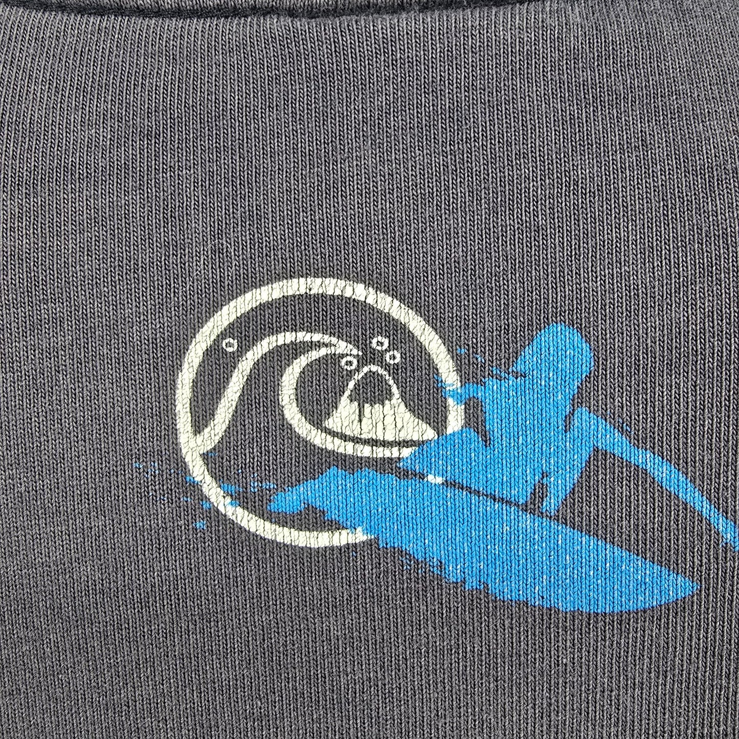Distressed Vintage Y2K Quiksilver Edition Long Sleeve Surfer T-Shirt (L)