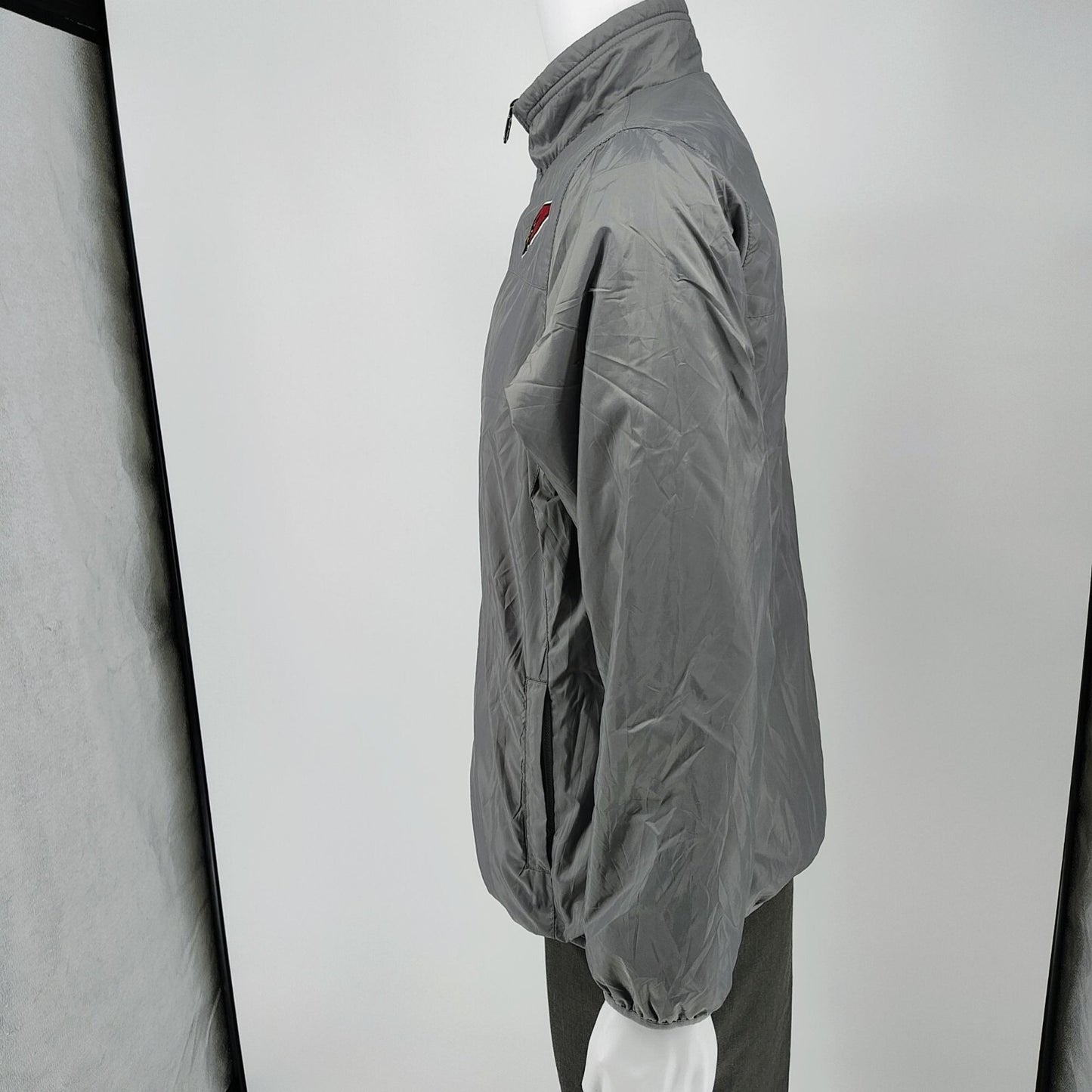 NFL Pro Line Arizona Cardinals Womens Reversible Full Zip Black/Gray Jacket (L)