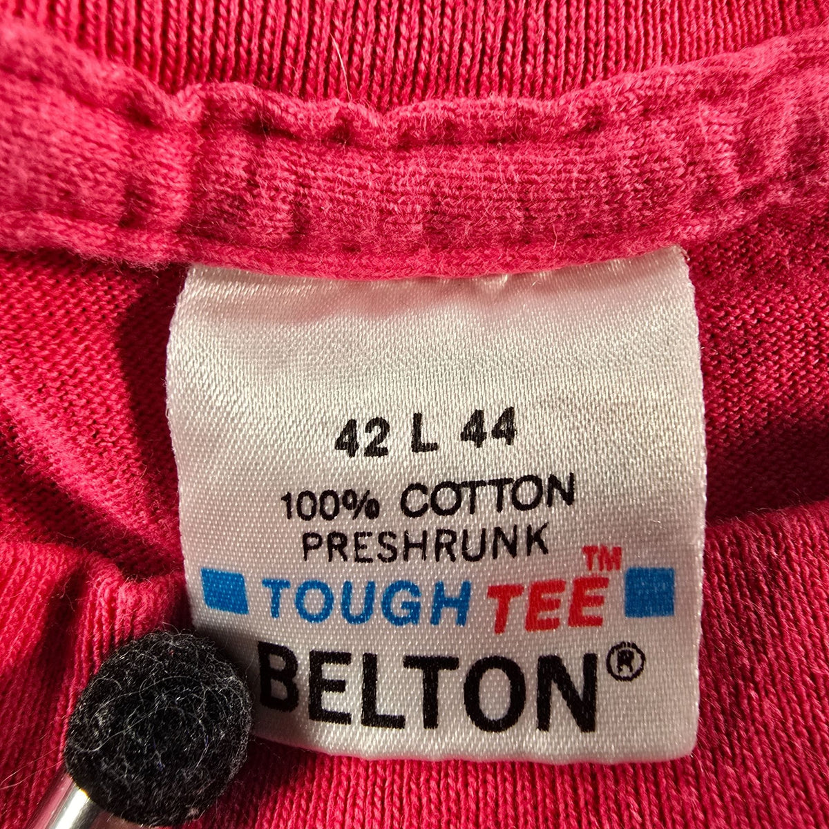 Vintage 1980s Belton Tough Tee Sail the Great Lakes Pink Long Sleeve T-Shirt (M)