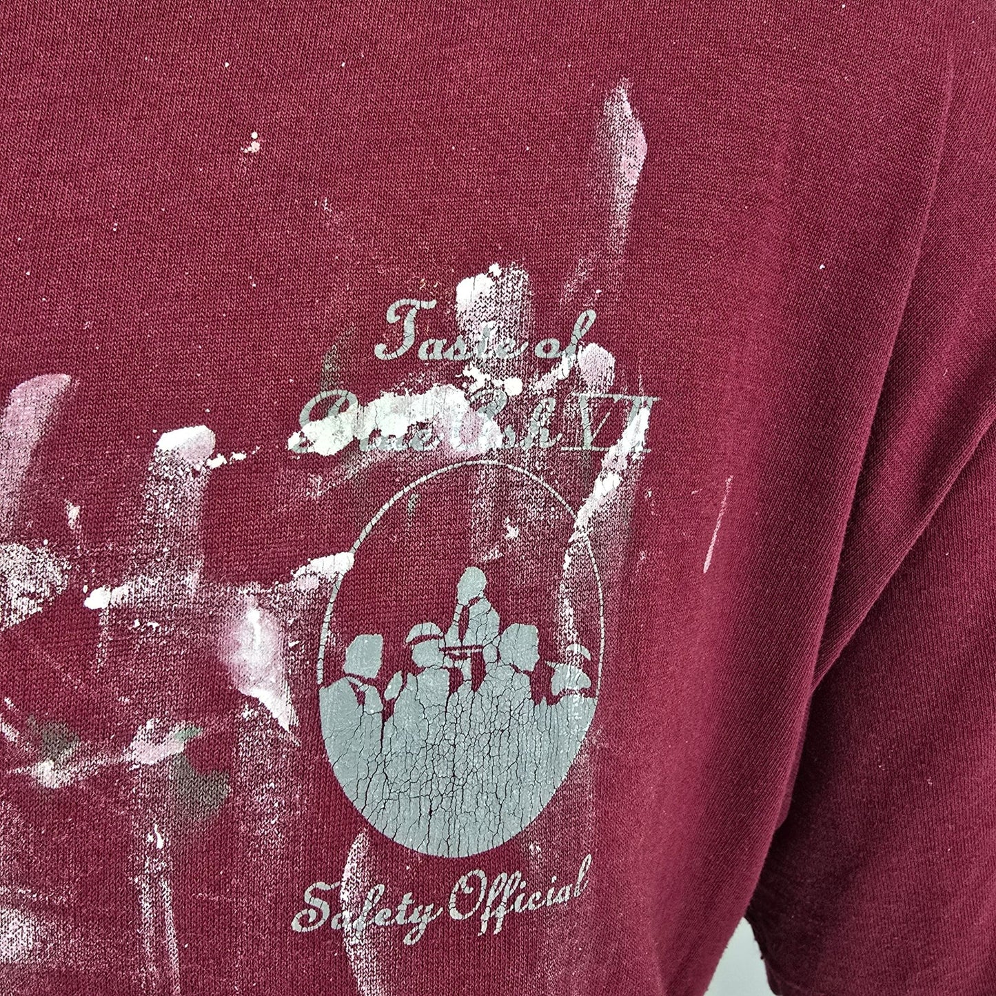 Thrashed Vintage 1994 Taste of Blue Ash VI Safety Official Festival T-Shirt (XL)