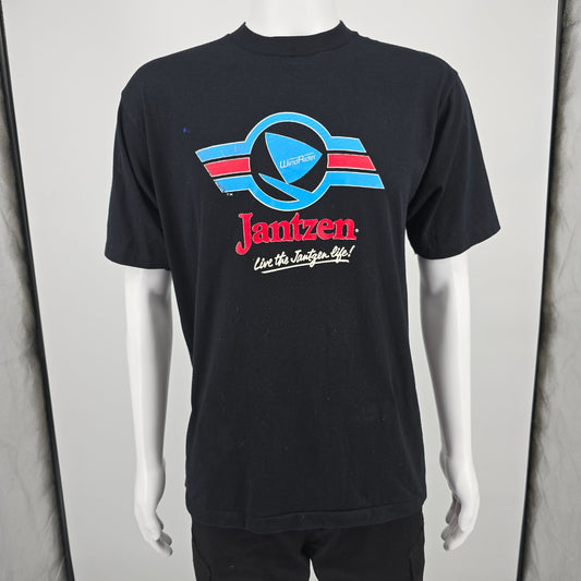 Vintage 1980s Sportswear Jantzen WindRider "Live the Jantzen Life" T-Shirt (L)