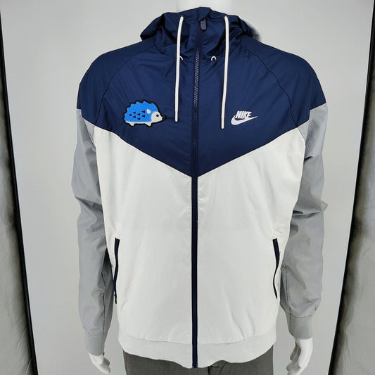 Nike Mens Windrunner East Cobb Lacrosse Hedgehogs Hooded Windbreaker Jacket (L)