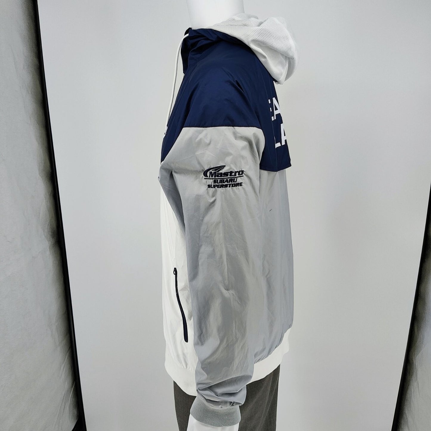 Nike Mens Windrunner East Cobb Lacrosse Hedgehogs Hooded Windbreaker Jacket (L)