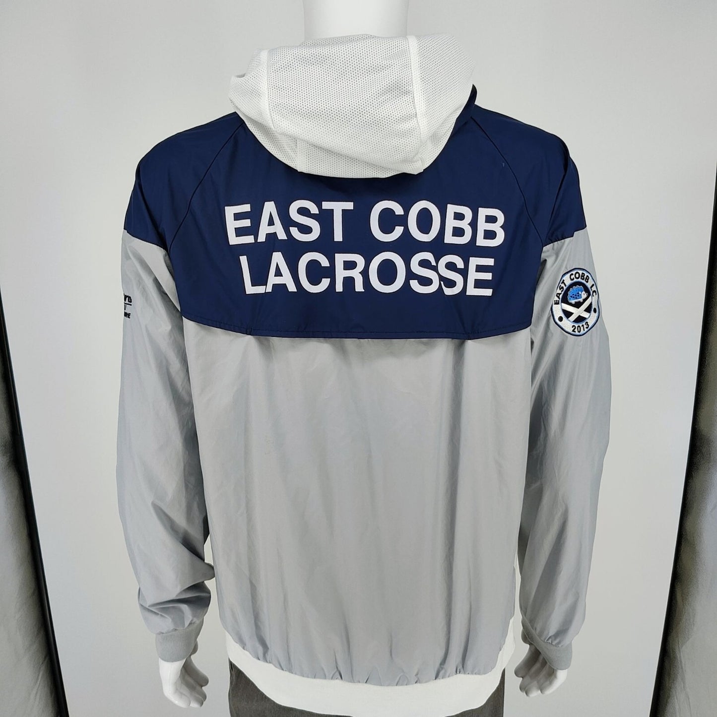 Nike Mens Windrunner East Cobb Lacrosse Hedgehogs Hooded Windbreaker Jacket (L)