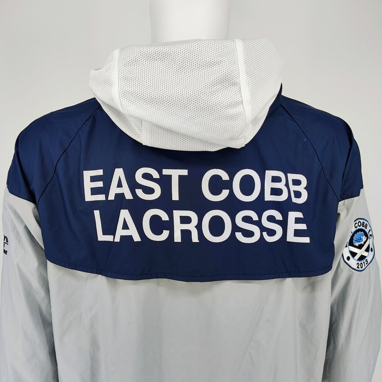 Nike Mens Windrunner East Cobb Lacrosse Hedgehogs Hooded Windbreaker Jacket (L)