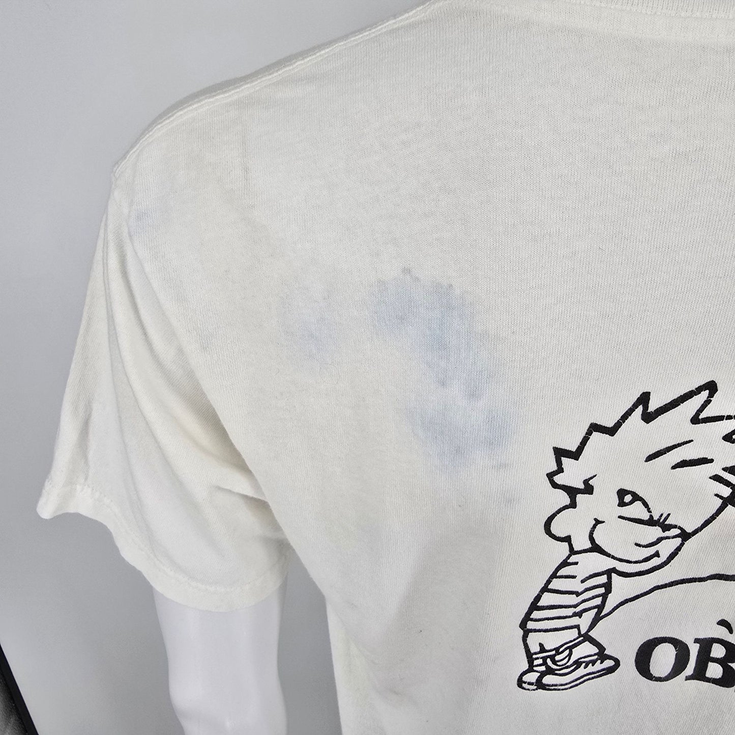 2010s Friends of Coal Calvin Peeing on "Obama" Parody Graphic T-Shirt (M) *Fair