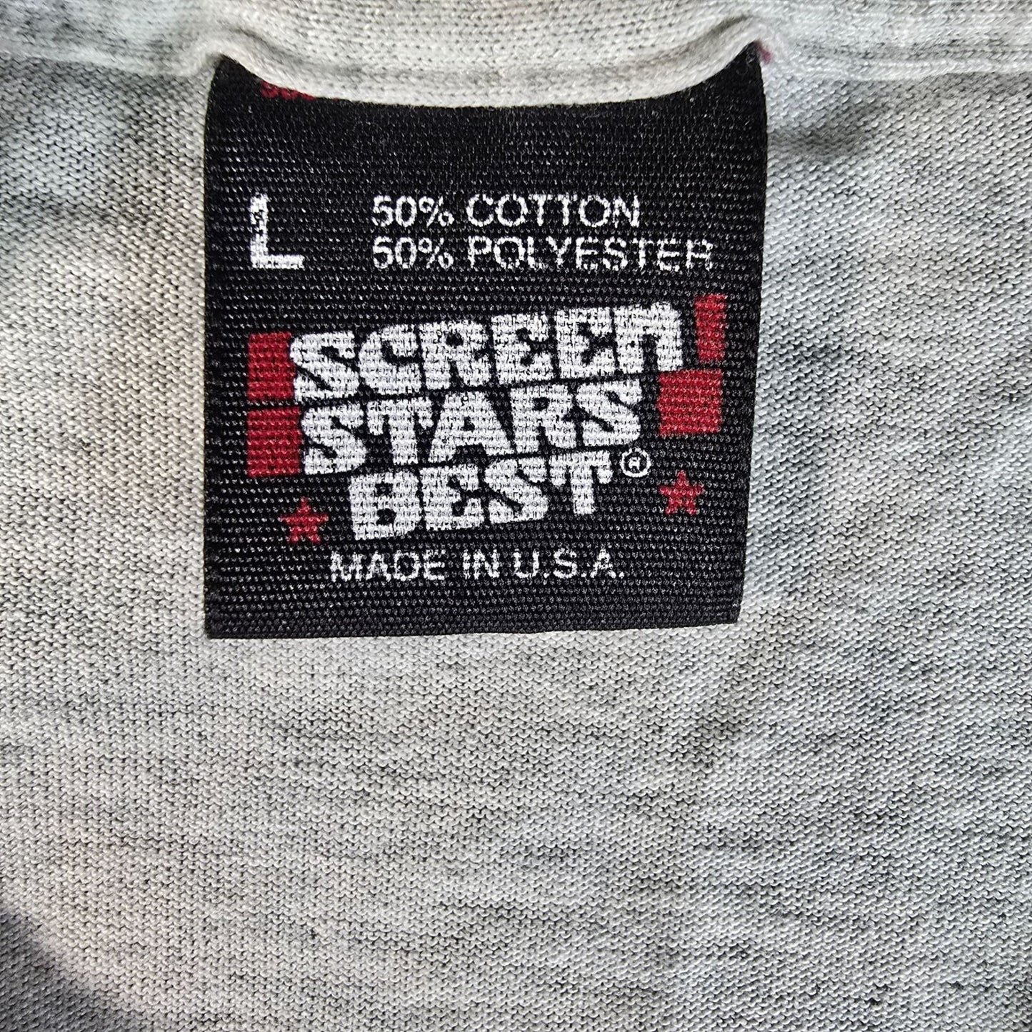Vintage 1990s Screen Stars Best 1991 Fair Lakes 10K Long Sleeve T-Shirt (M/L)
