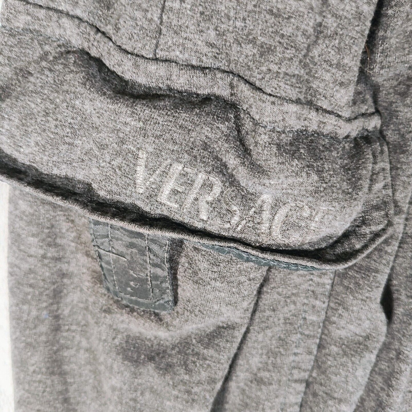 Vintage Versace Intensive Women's Gray Sweatpant Pajama Pants (XXL)