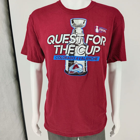 Fanatics Colorado Avalanche Stanley Cup Final 2022 Red Graphic T-Shirt (XL)