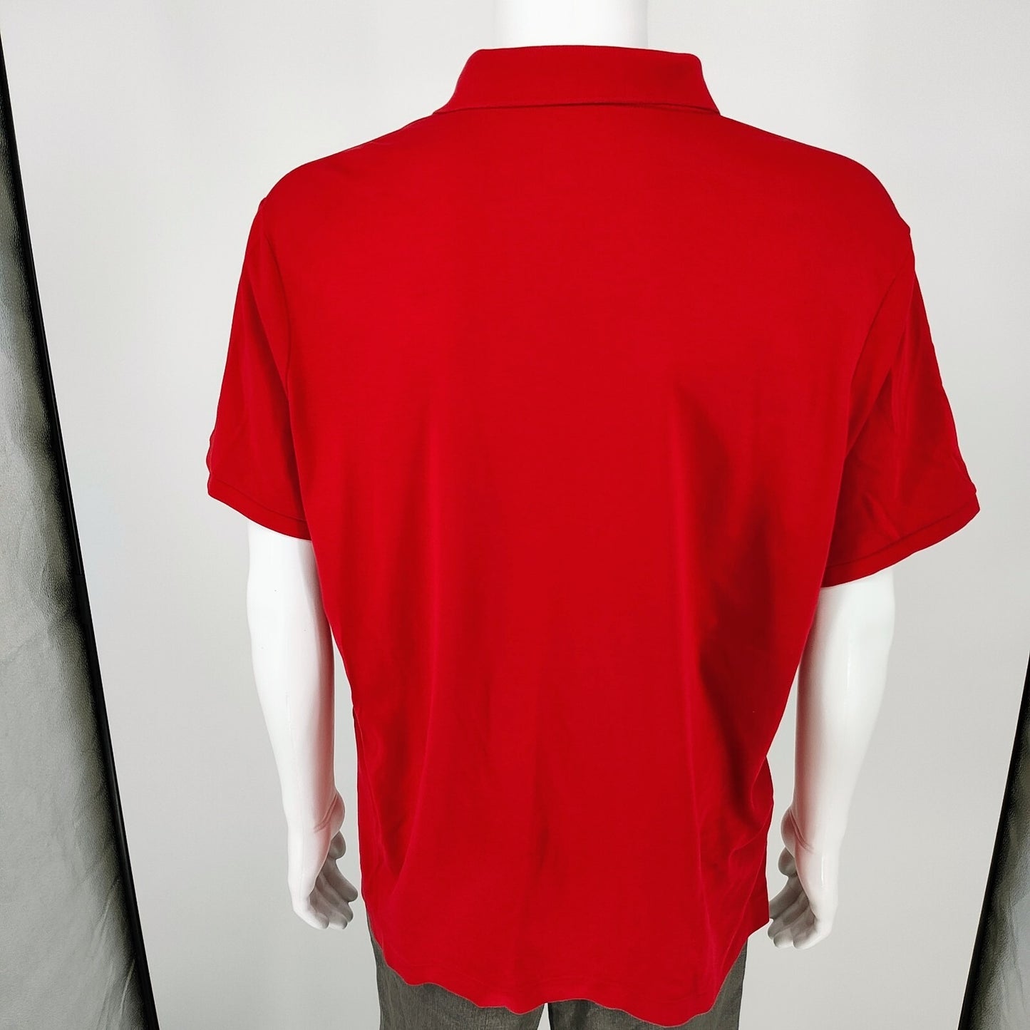 Polo Ralph Lauren Classic Fit Soft Jersey Red Polo with Blue Pony Logo (XL)