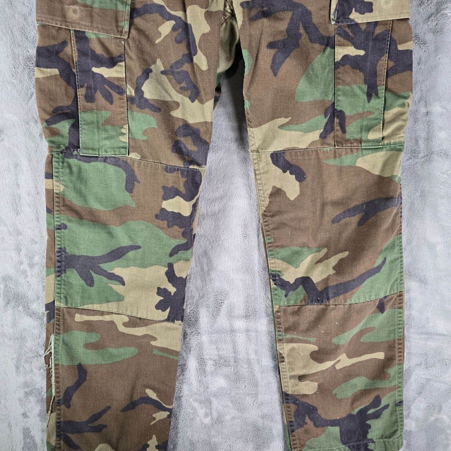 Vintage 1994 U.S. Military Woodland Camouflage Pattern Combat Trousers (30x30)