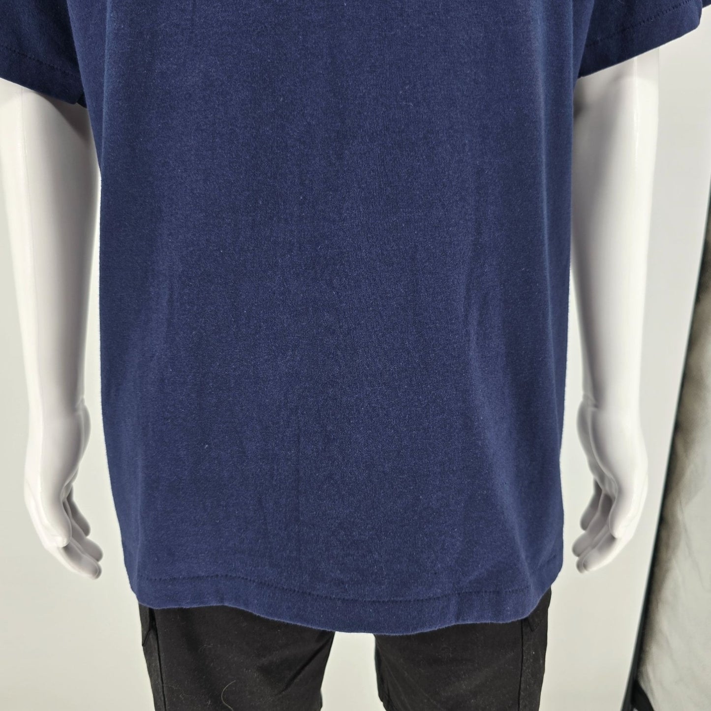 Vintage 1990s Anvil Cotton Deluxe Maui Dolphins Embroidered Henley T-Shirt (XL)