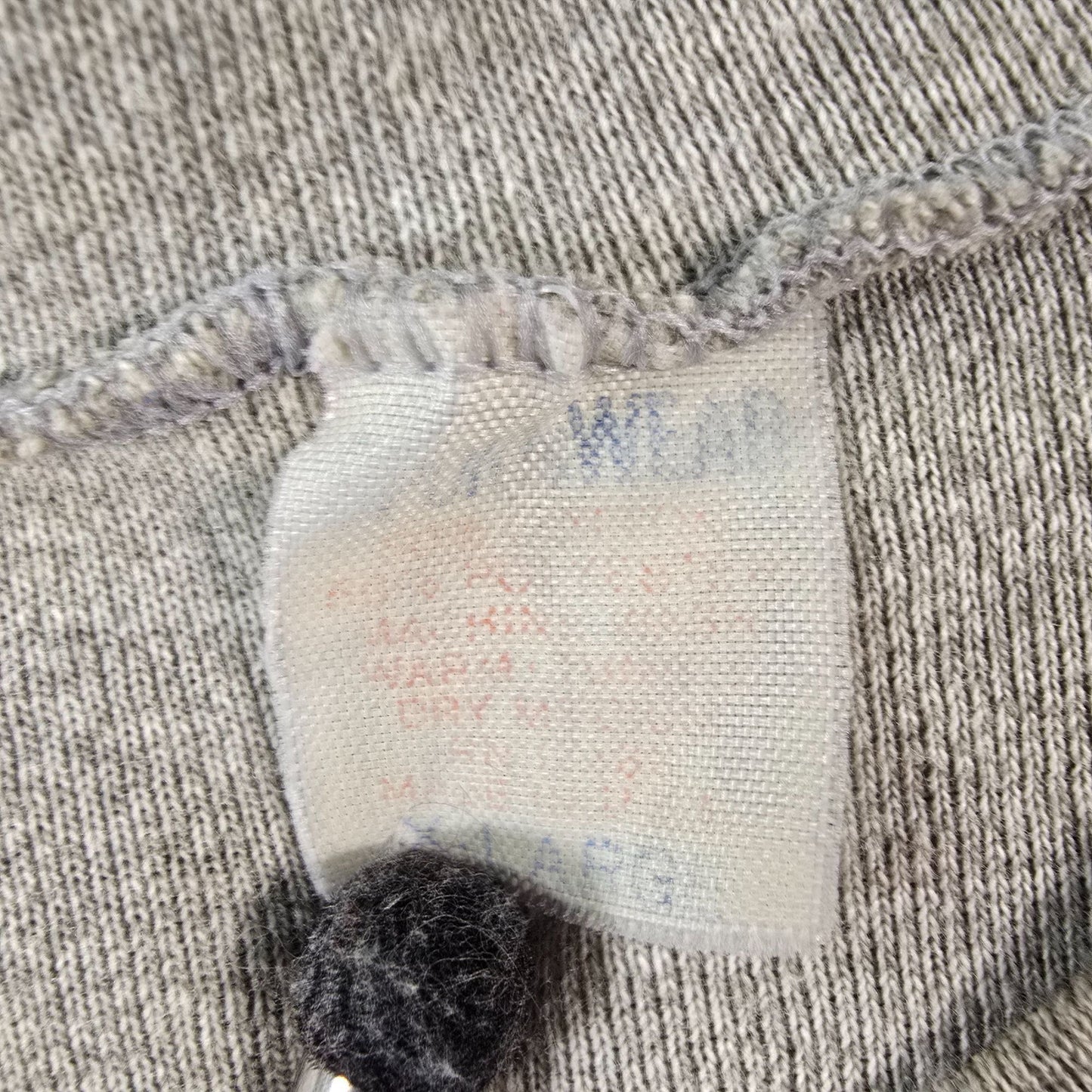 Vintage 1980s Sportswear Heather Gray Ribbed Sleeveless Gym Muscle Tank (XS)
